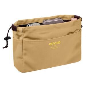 4947 Canvas Handbag Organizers Sturdy Purse Insert Organizer Bag in Bag